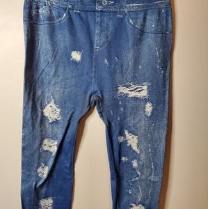 LOT OF 3 - JeanEez Skinny Leggings - Size S/M